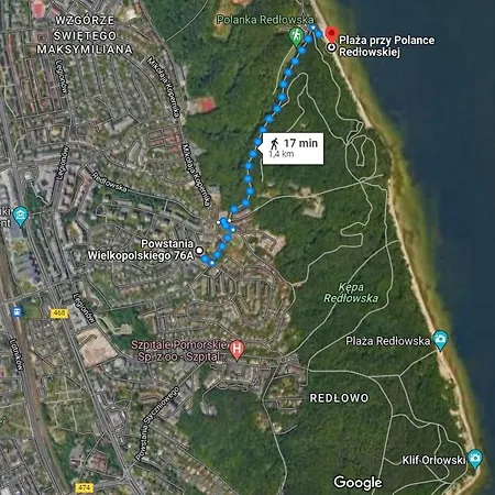 Apartament Z Widokiem Na Zatoke Gdanska Apartman